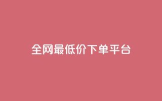 ks全网最低价下单平台,快手b站粉丝一元1000个活粉 - KS业务下单平台不掉粉 - ks什么买赞