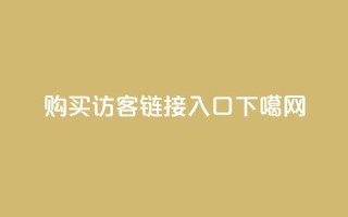 购买QQ访客链接入口