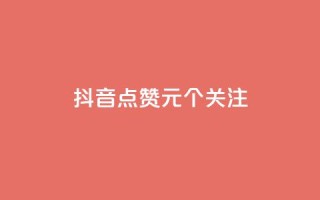 抖音点赞1元100个关注 - 点赞1元100个关注，抖音重要关键信息合集!