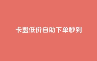 卡盟低价自助下单秒到,全网自助下单最便宜云小店 - 全网业务自助下单商城 - 怎样在拼多多上无货源开店
