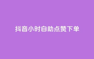 抖音24小时自助点赞下单,抖音业务24小时在线下单免费 - 自助下单dy超低价 - 卡密出售网站