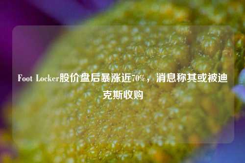 Foot Locker股价盘后暴涨近70%，消息称其或被迪克斯收购  第1张